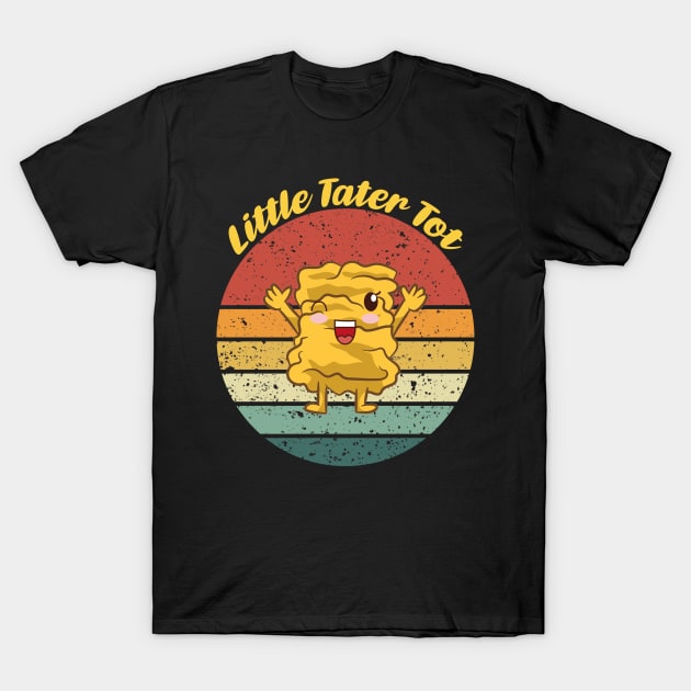 Little tater tot funny tater smiling, Vegetarian gift idea mom gift Vintage T-Shirt by justbejoker
